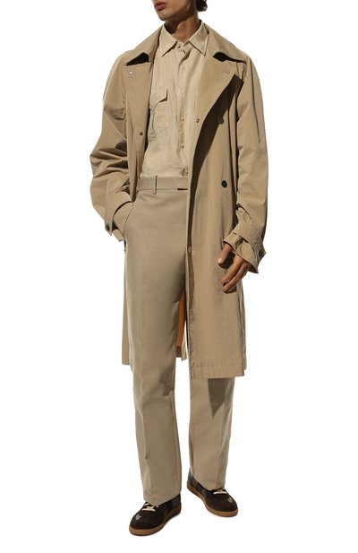 Льняная рубашка ALESSANDRO GHERARDI бежевого цвета по цене 24750 руб., арт. ARMY/6869, фото 2 Льняная рубашка ALESSANDRO GHERARDI, арт. ARMY/6869, фото 2