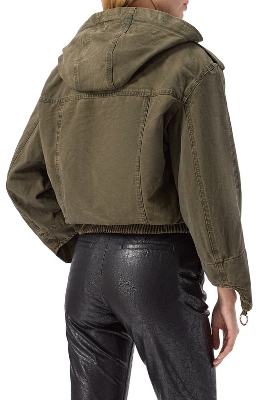 Бомбер с отделкой из овчины Blumarine 2J203W_SET Хаки  2J203W_SET Фото 6