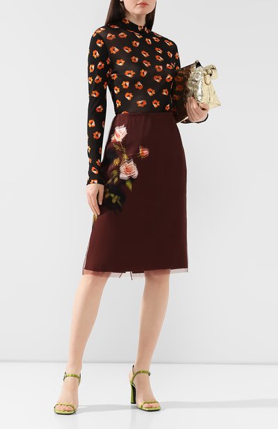 Шелковая юбка DRIES VAN NOTEN, арт. 192-10801-8136, фото 2