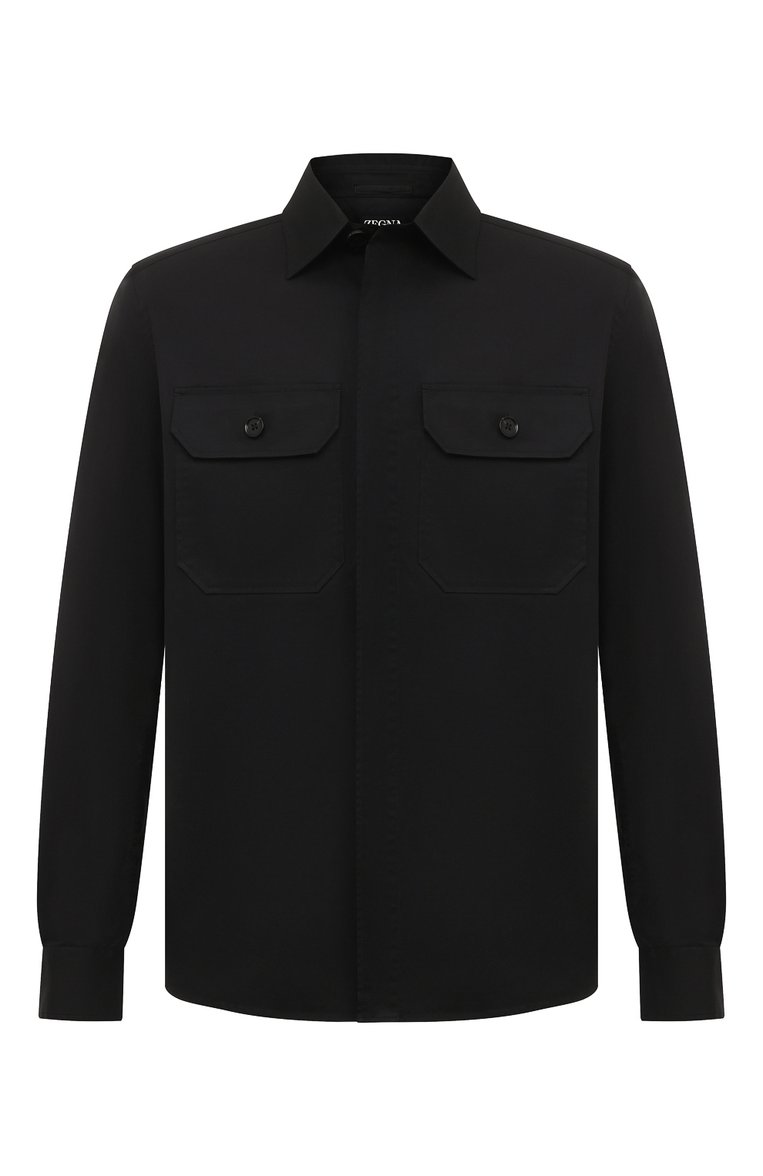 Хлопковая рубашка ZEGNA, арт. UDV16A7/S0T8, фото 1