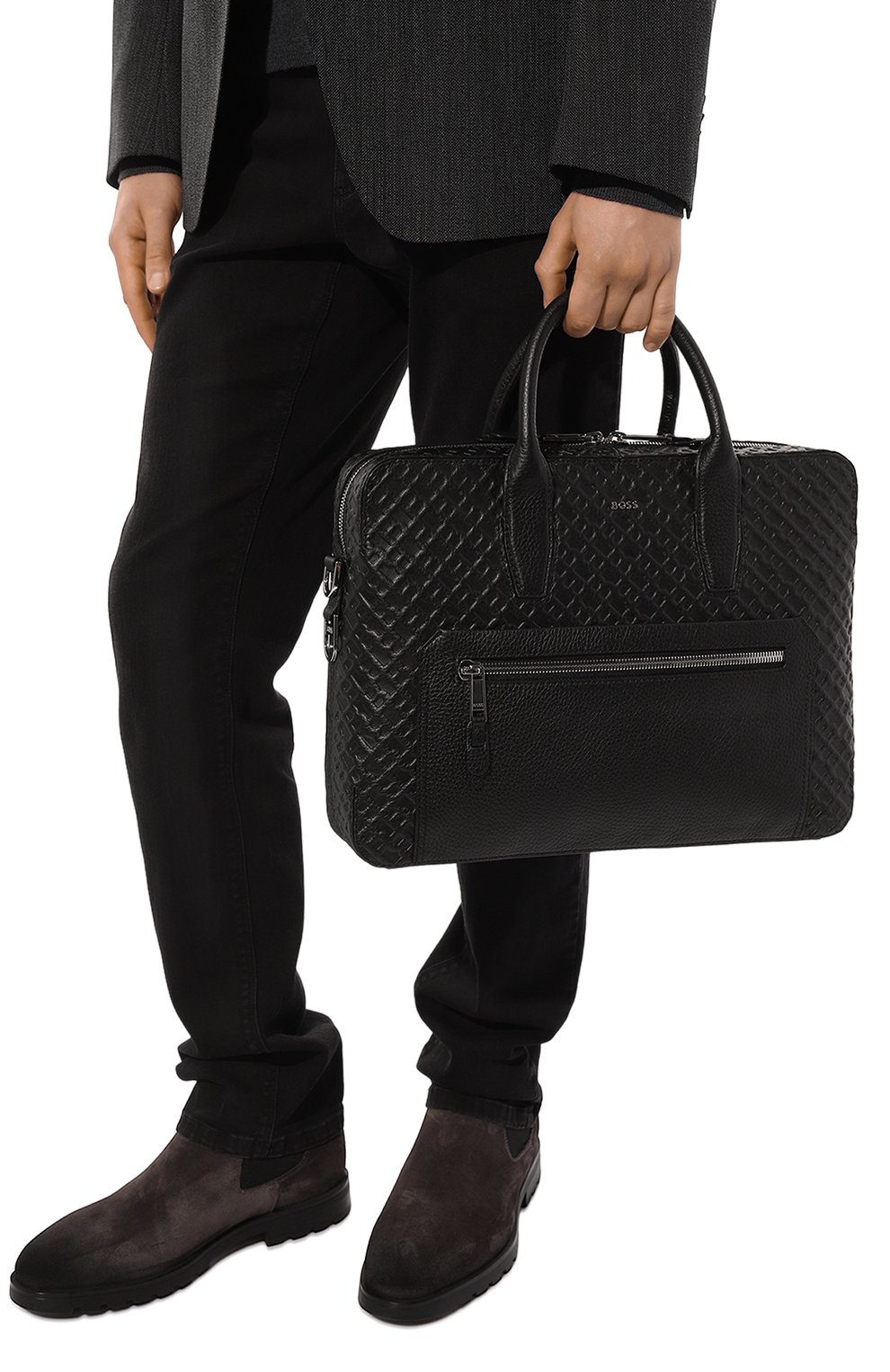 Кожаная сумка для ноутбука BOSS, арт. 50503796, фото 2