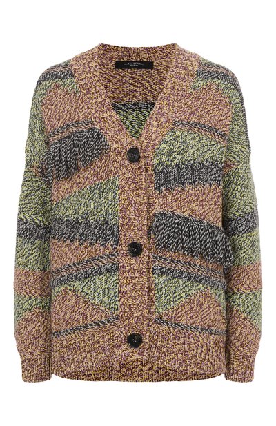 Женский кардиган из хлопка и шерсти WEEKEND MAX MARA, арт. BRIC