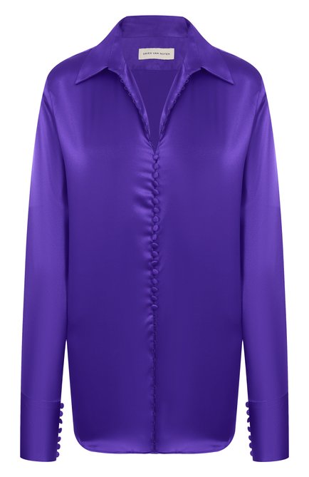 Женская атласная блузка DRIES VAN NOTEN, арт. 010769-2032-401