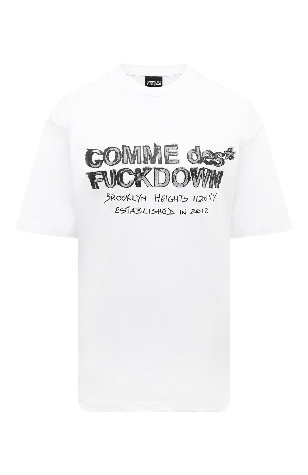 Хлопковая футболка COMME DES FUCKDOWN, арт. CFABW00129, фото 1