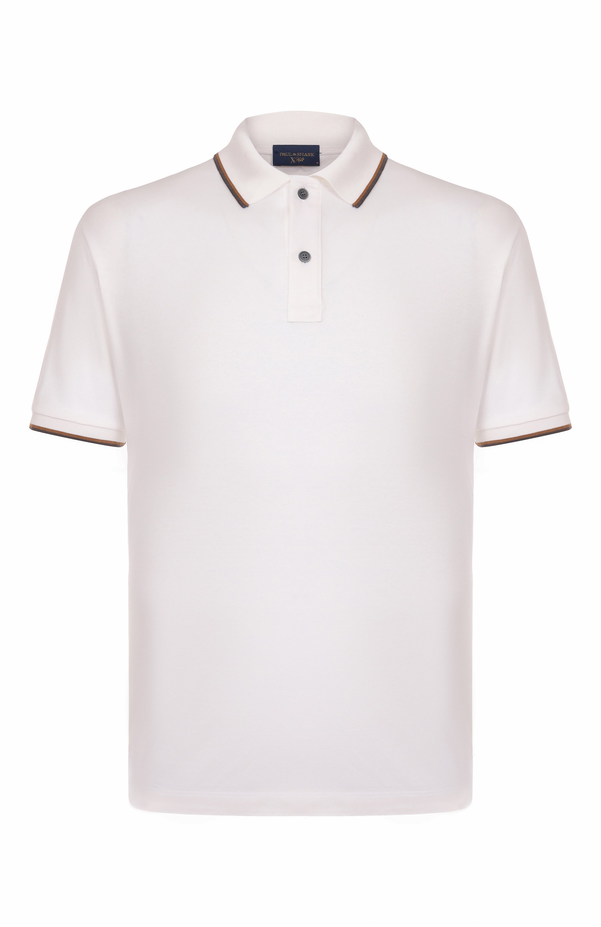 Поло из хлопка и лиоцелла PAUL&SHARK, арт. 15311711, фото 1