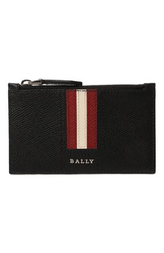 Мужской кожаный футляр для кредитных карт BALLY черного цвета, арт. 590643/18648 | Фото 1 (Материал: Натуральная кожа; Материал сплава: Проставлено; Нос: Не проставлено; Региональные ограничения белый список (Axapta Mercury): Не проставлено)