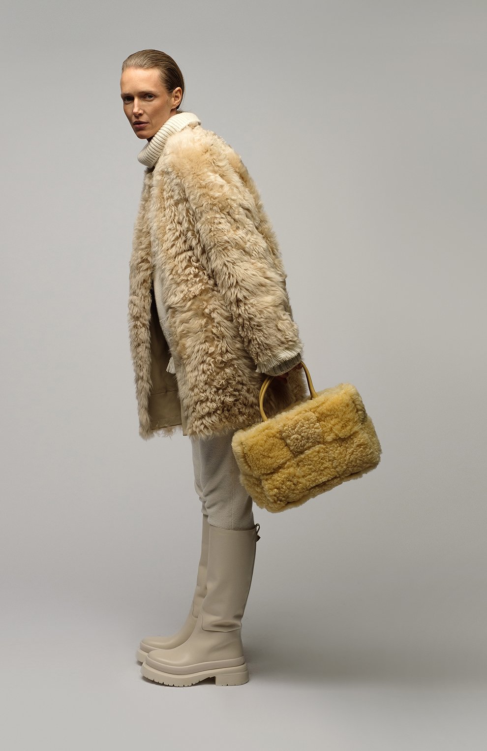 Двусторонняя шуба из овчины SPRUNG, арт. ELIA/SP21-23, фото 7