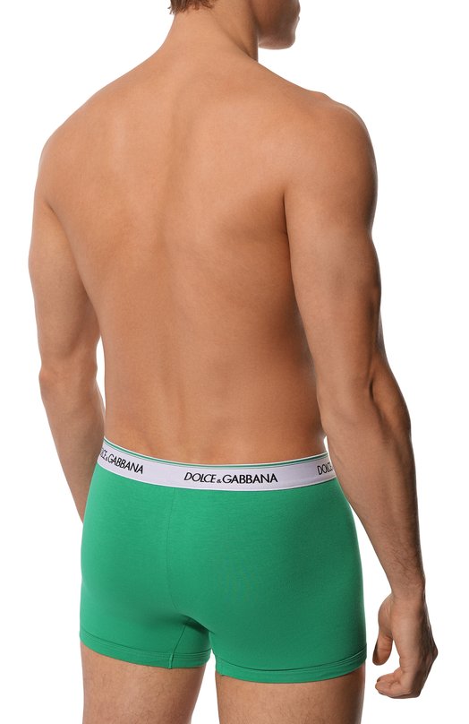 Комплект из двух боксеров Dolce & Gabbana M9D62J/0UAIG Зелёный  M9D62J/0UAIG Фото 5
