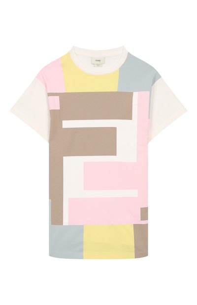 Хлопковое платье FENDI, арт. JFB685/7AJ/8-12