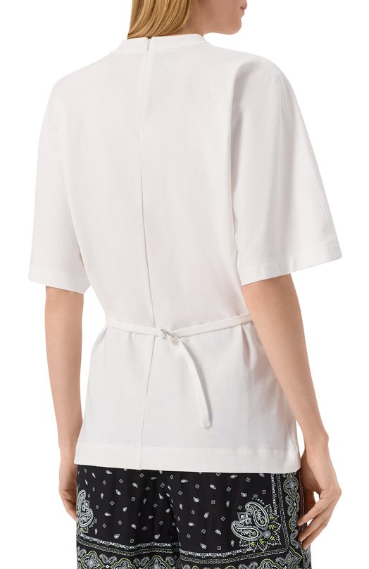 Хлопковый топ Pinko 105217/A2M2 Белый  105217/A2M2 Фото 4