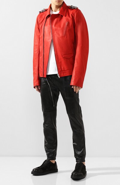 Кожаные брюки RICK OWENS, арт. RU19F4392/LS, фото 2