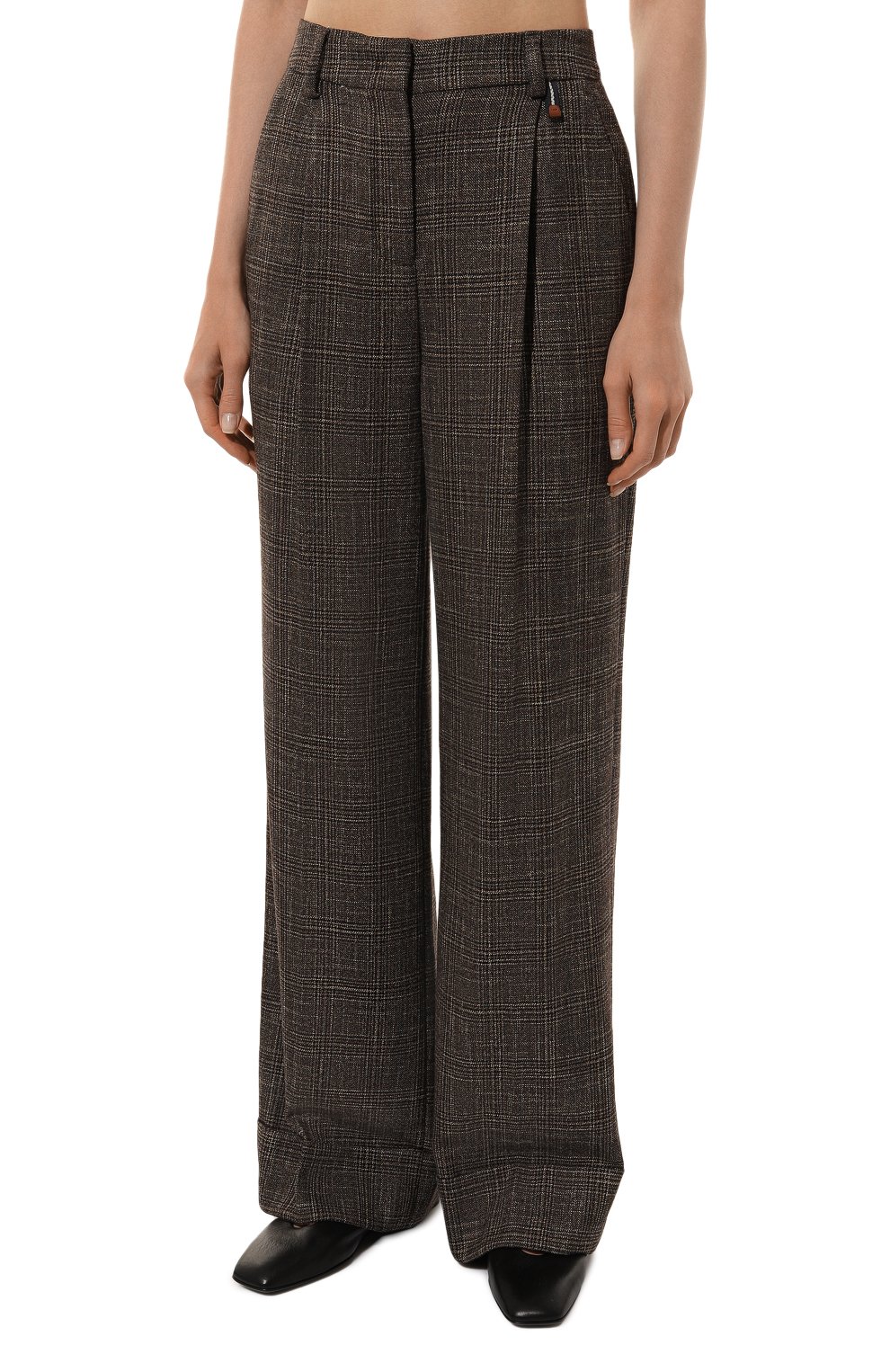 Брюки из ше�рсти и вискозы LORENA ANTONIAZZI, арт. A2448PA30B/4653, фото 3