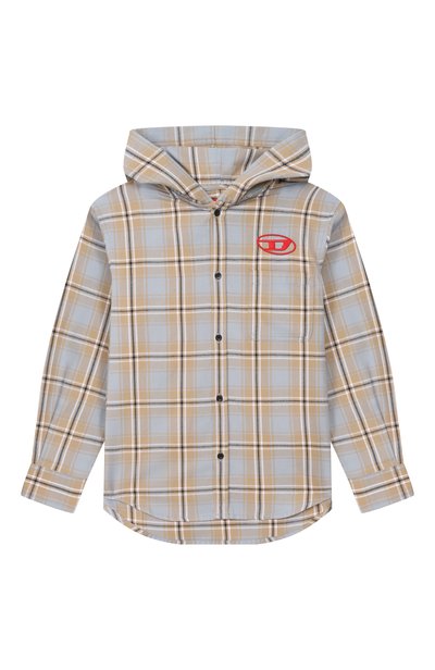 Хлопковая рубашка DIESEL, арт. J02970/KXBU9