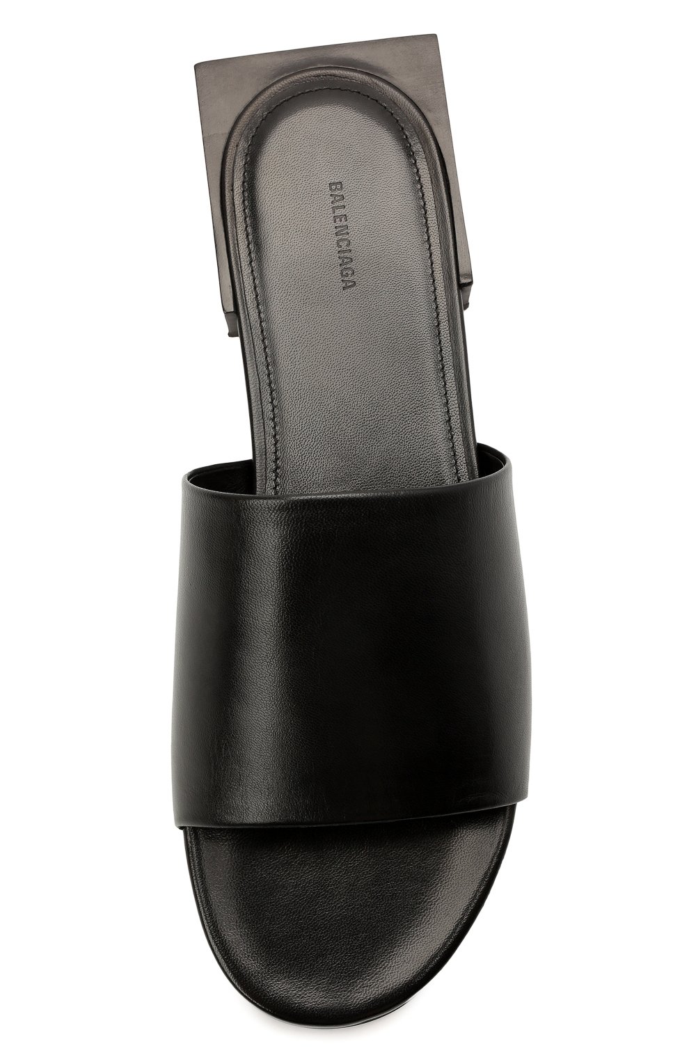 Кожаные шлепанцы  box f05 BALENCIAGA, арт. 653796/WA8FF, фото 6