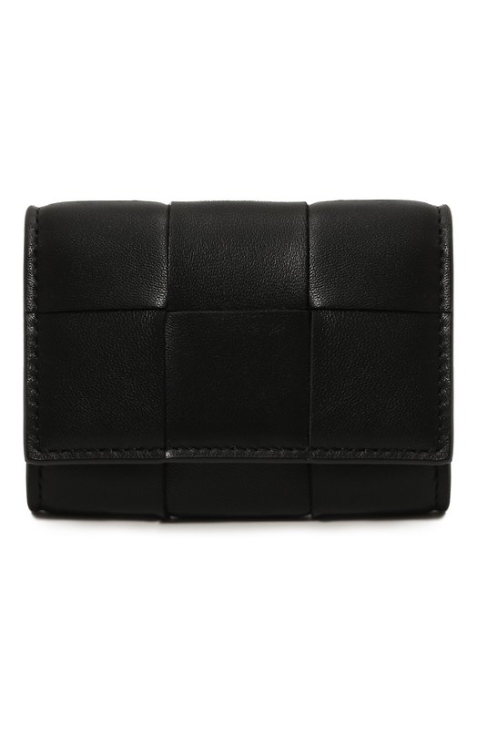 Кожаное портмоне Bottega Veneta 708592/VCQC4 Чёрный 708592/VCQC4