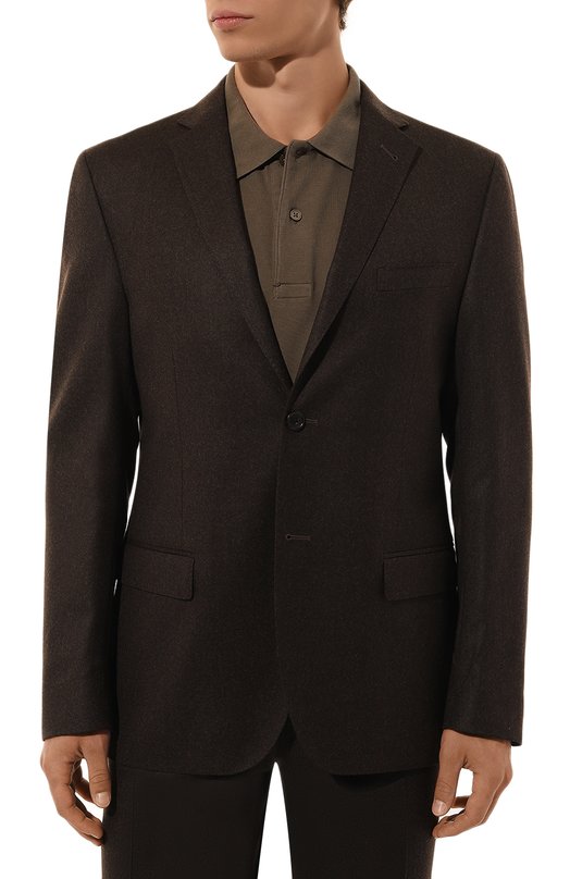 Шерстяной костюм Corneliani 946005-9418111_SET Коричневый  946005-9418111_SET Фото 3