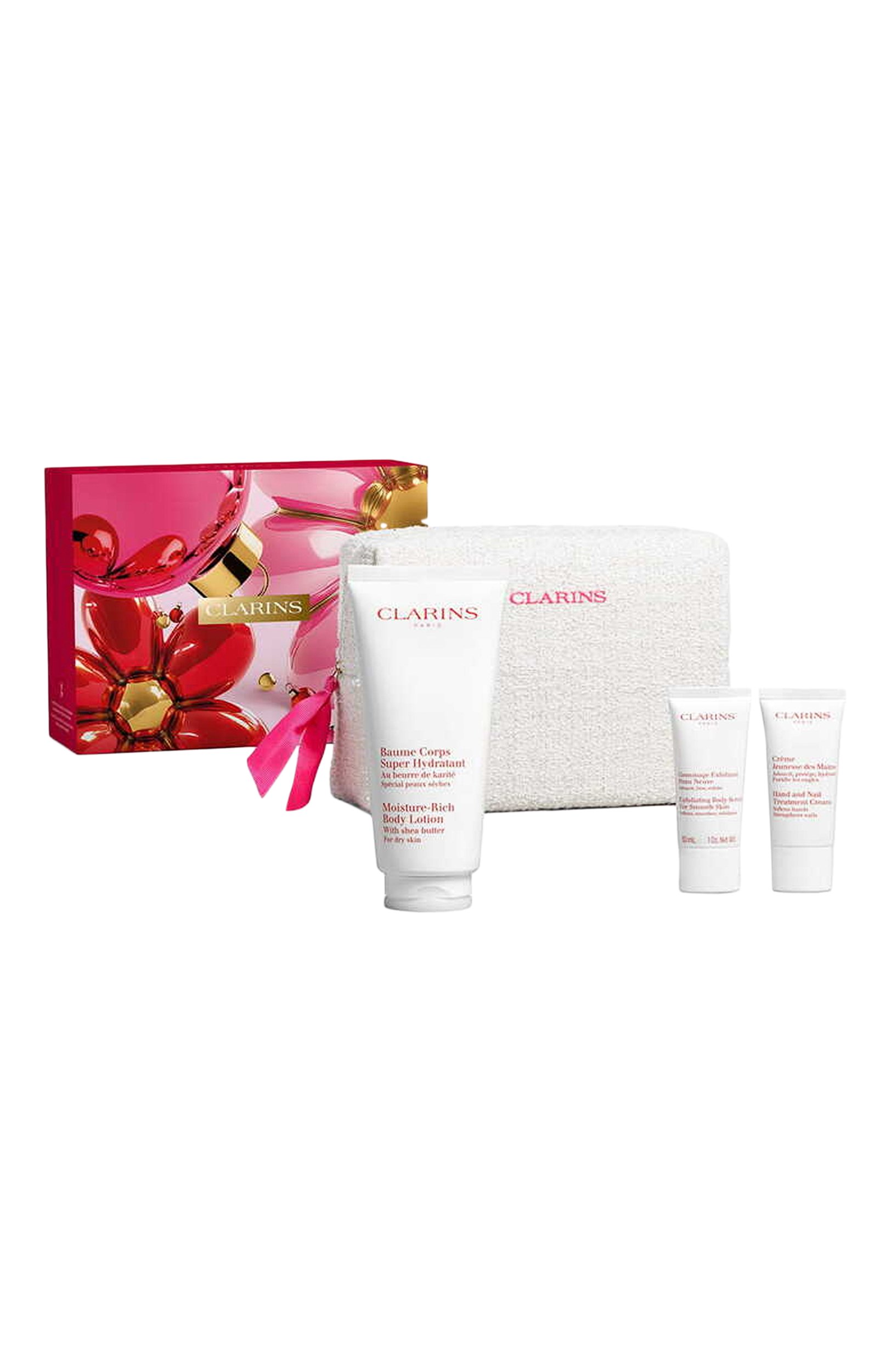 Набор super hydratant (200+2x30ml) CLARINS бесцветного цвета по цене 5100 руб., арт. 80129839, фото 1 Набор super hydratant (200+2x30ml) CLARINS, арт. 80129839, фото 1