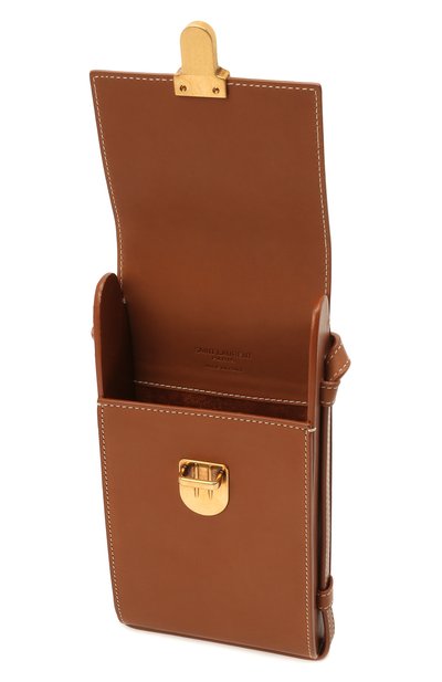 Кожаный футляр для телефона SAINT LAURENT, арт. 672272/BWR0W, фото 4