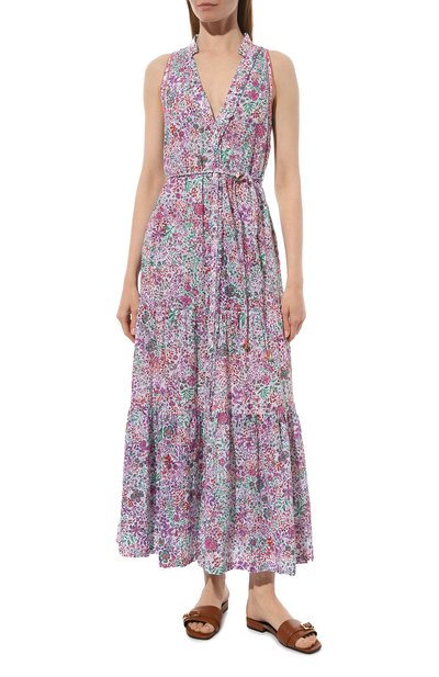 Хлопковое платье POUPETTE ST BARTH, арт. WNAR24LZNWL, фото 3