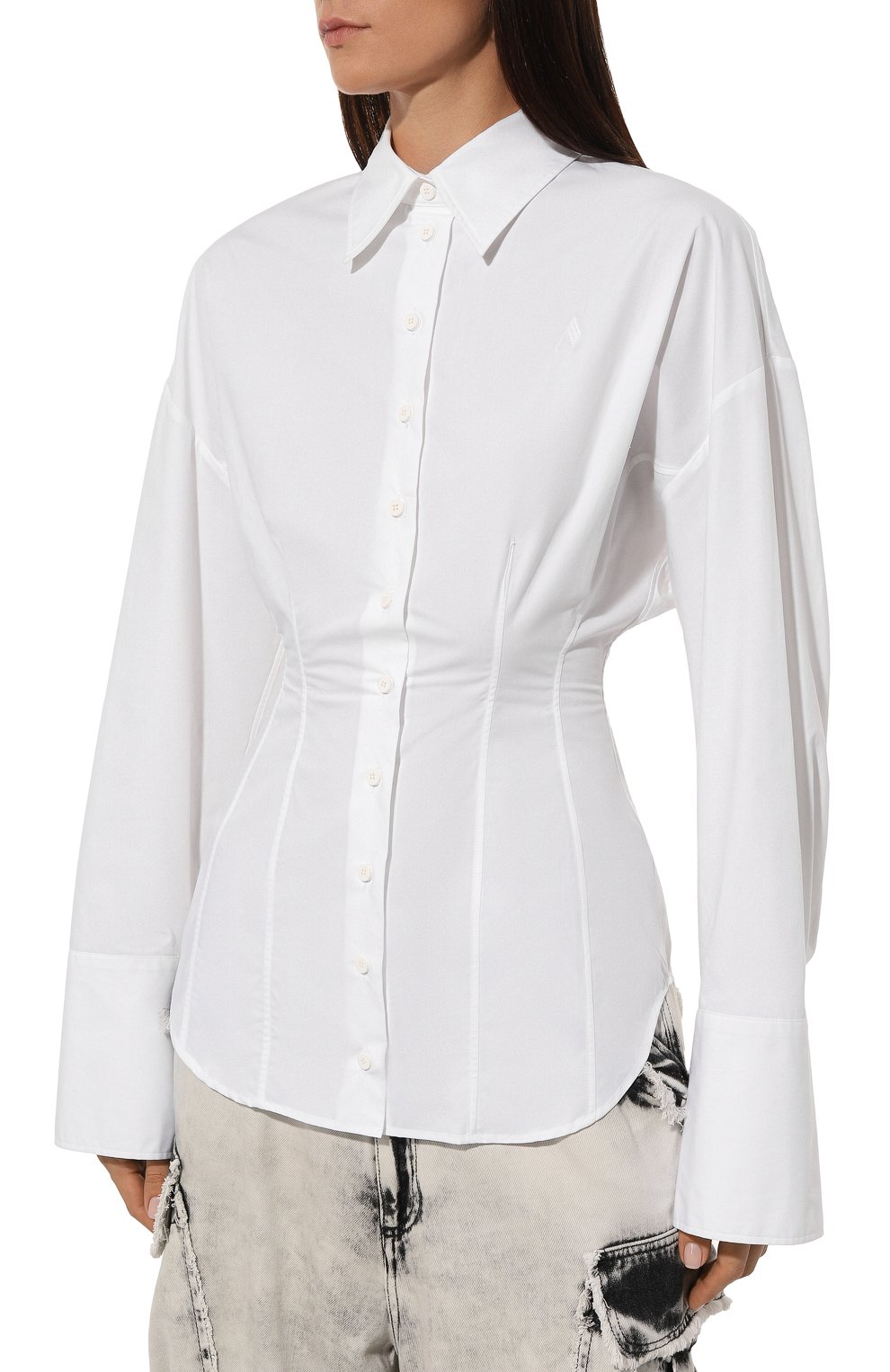 Хлопковая рубашка THE ATTICO, арт. 247WCH28, фото 3