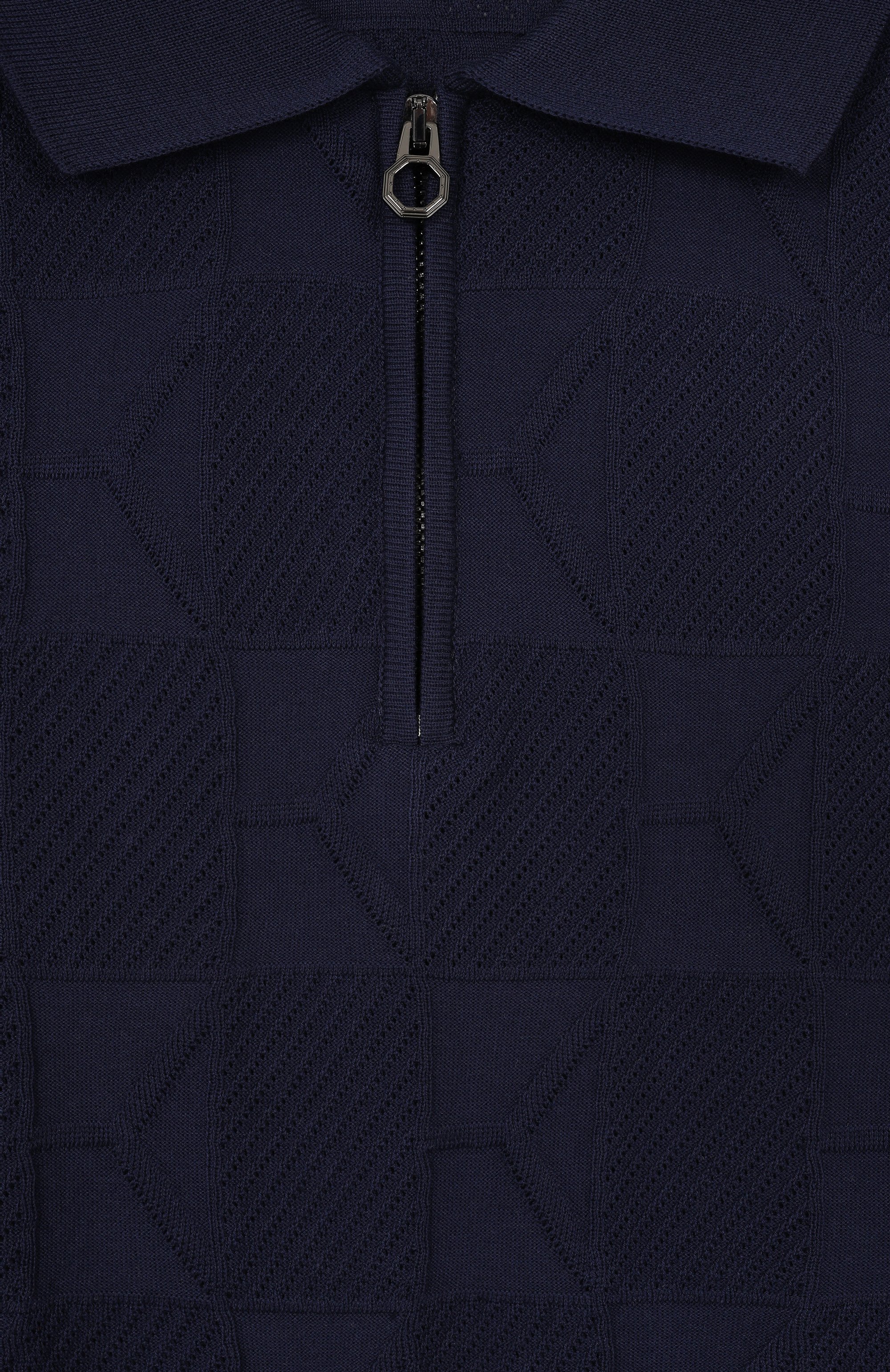 Хлопковое поло STEFANO RICCI JUNIOR темно-синего цвета по цене 66550 руб., арт. KY18017P31/Y26271, фото 3 Хлопковое поло STEFANO RICCI JUNIOR, арт. KY18017P31/Y26271, фото 3