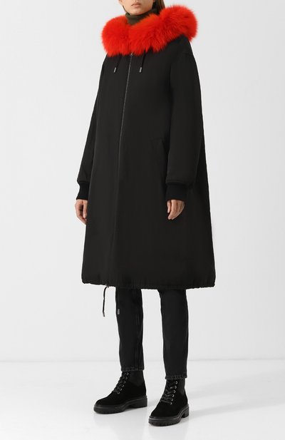 Двусторонняя норковая шуба на молнии с капюшоном YS ARMY PARIS, арт. 8WFM03000N33X, фото 3