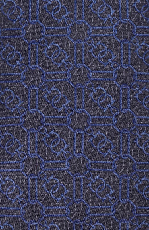 Шелковый галстук Zilli CRAV2BM0600VZMRB0 Синий  CRAV2BM0600VZMRB0 Фото 4