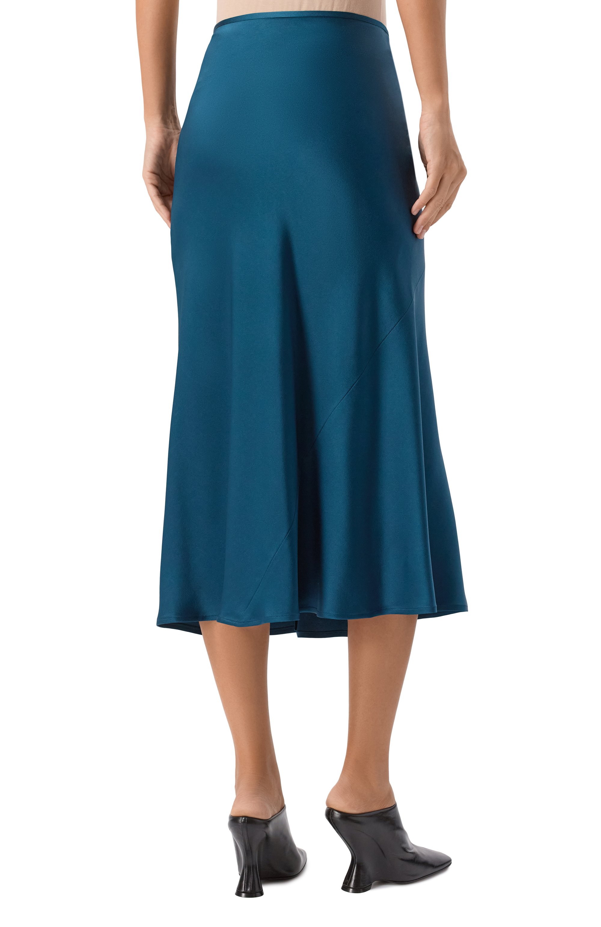 Атласная юбка DRIES VAN NOTEN, арт. 010857-2070-508, фото 4