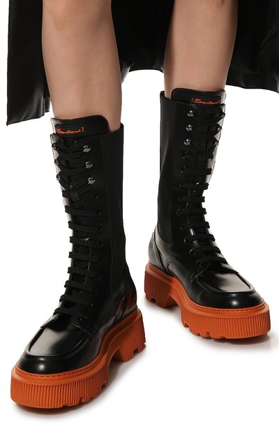 Кожаные ботинки SANTONI, арт. WBCI61072ARNBUDYN01, фото 3