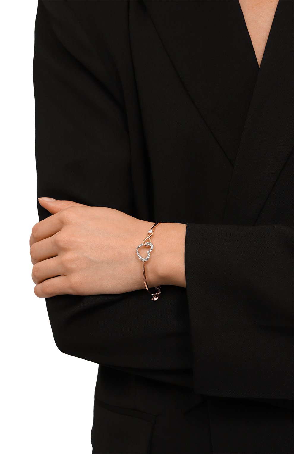 Браслет infinity SWAROVSKI розового цвета по цене 21400 руб., арт. 5518869, фото 2 Браслет infinity SWAROVSKI, арт. 5518869, фото 2