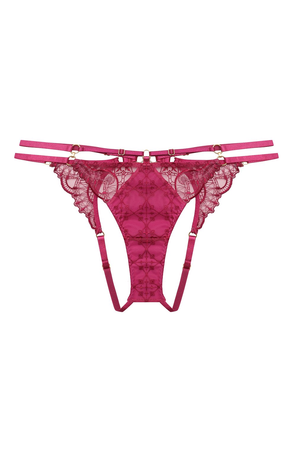 Трусы-слипы BORDELLE малинового цвета по цене 35150 руб., арт. MARI 0PEN BACK BRIEF, фото 1 Трусы-слипы BORDELLE, арт. MARI 0PEN BACK BRIEF, фото 1