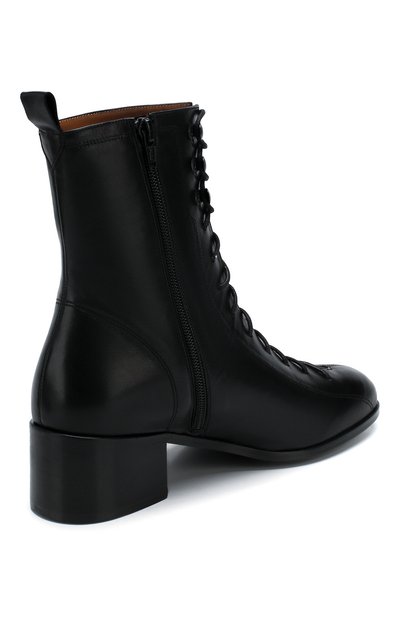 Кожаные ботинки bota BY FAR, арт. 18019-05-BBLKL, фото 4