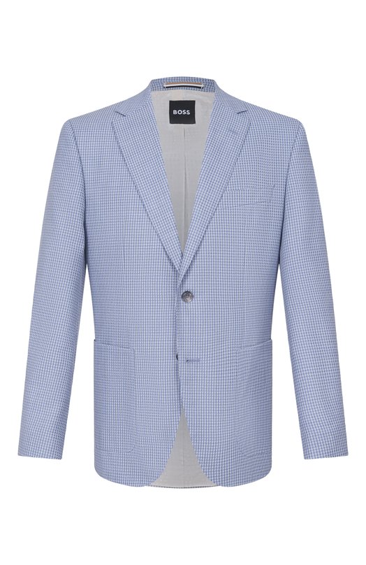 Шерстяной пиджак BOSS 50556839 Голубой 50556839