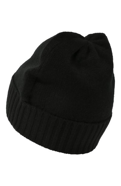 Кашемировая шапка ALLUDE черного цвета по цене 13800 руб., арт. 225/11245, фото 3 Кашемировая шапка ALLUDE, арт. 225/11245, фото 3