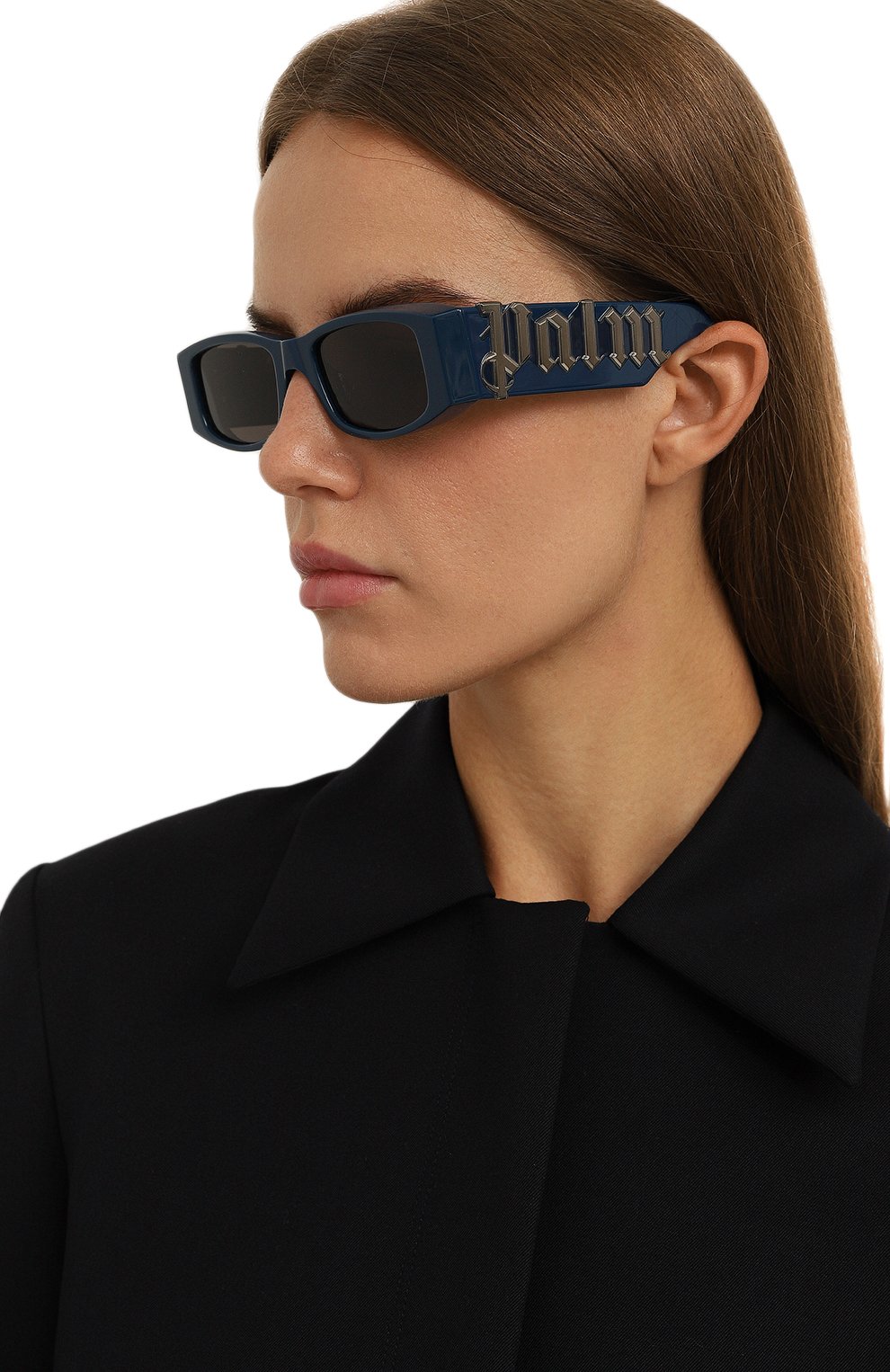 Солнцезащитные очки PALM ANGELS, арт. ANGEL/BLUE NAVY DARK GREY, фото 2