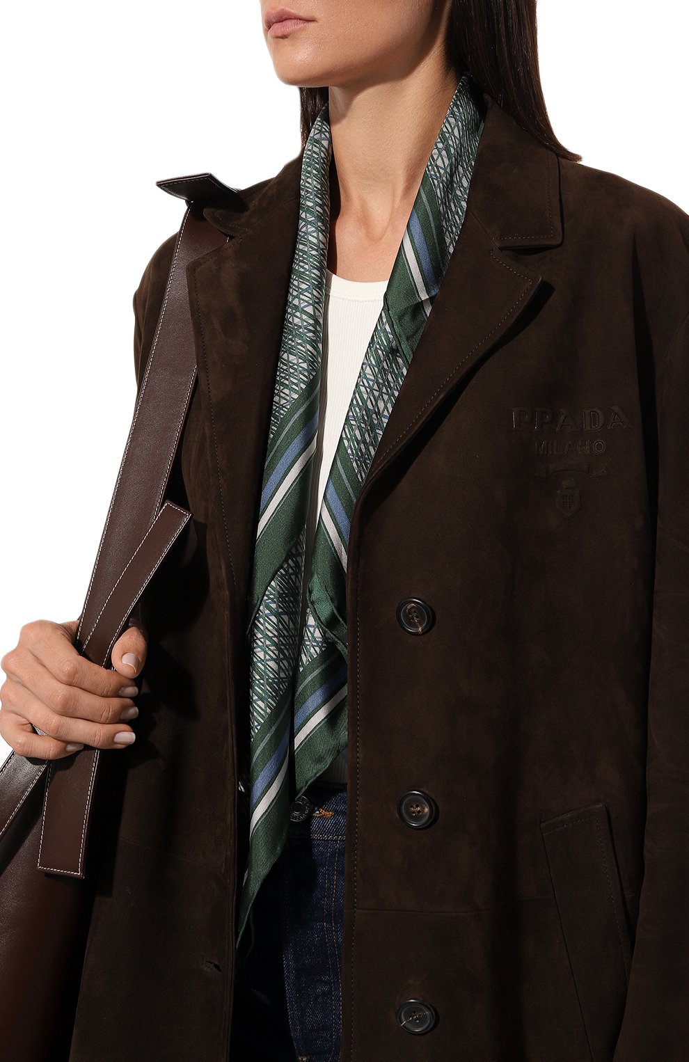 Шелковый платок KITON, арт. D53754XC5028, фото 2