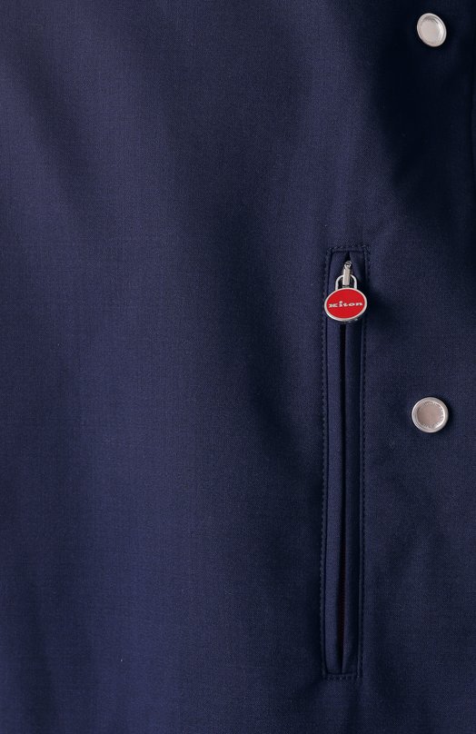 Шерстяная парка Kiton UW2078V0835F01 Синий  UW2078V0835F01 Фото 7