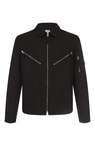 Мужская куртка из хлопка и льна  C.P. COMPANY, арт. 18CM0S103A006273G