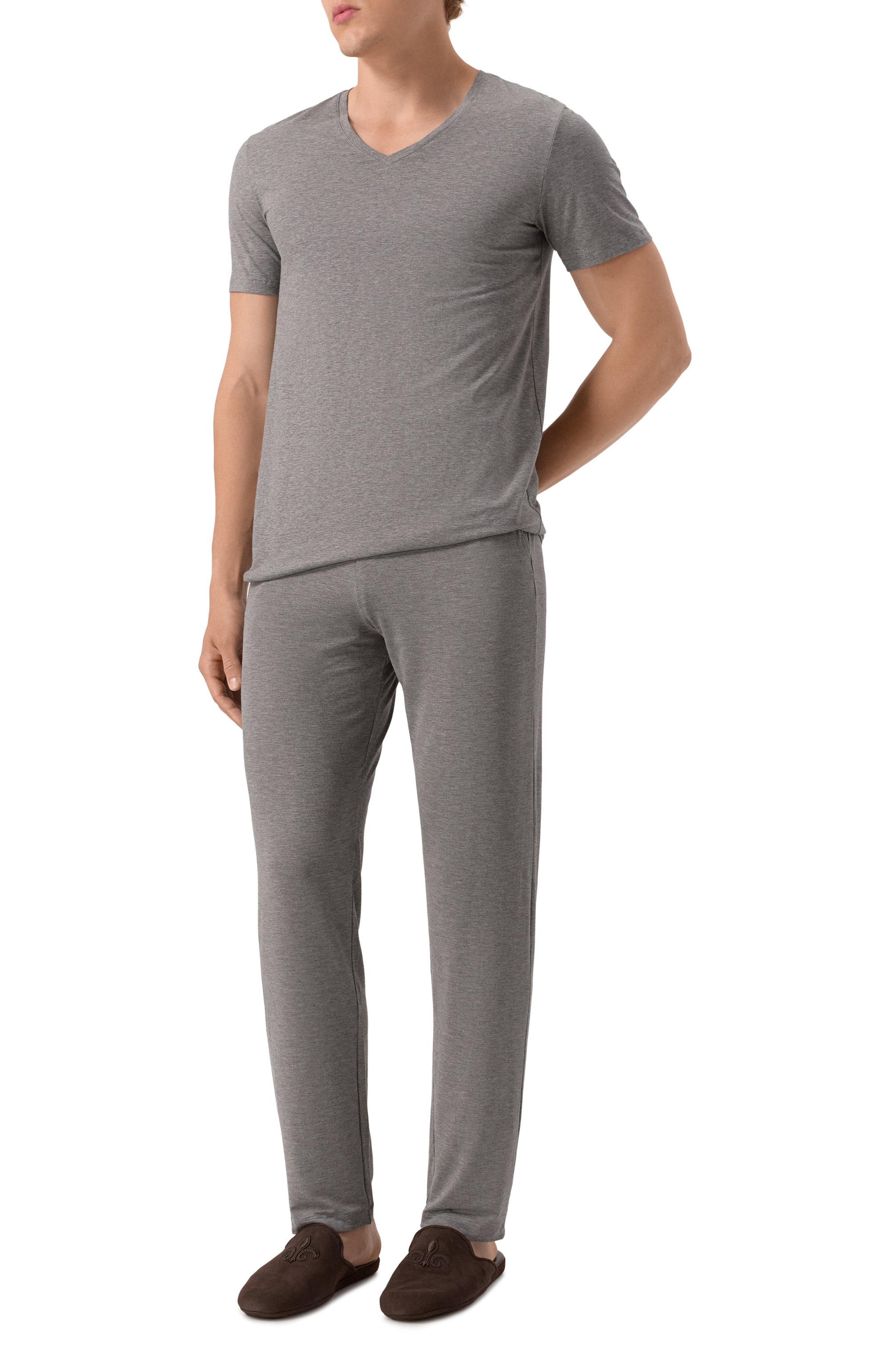 Хлопковая футболка HANRO, арт. 073089, фото 2