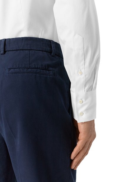 Хлопковая сорочка BRUNELLO CUCINELLI белого цвета по цене 68500 руб., арт. MBUC41718, фото 5 Хлопковая сорочка BRUNELLO CUCINELLI, арт. MBUC41718, фото 5