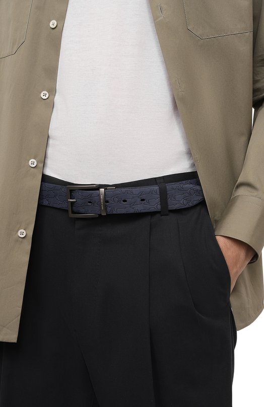 Замшевый ремень Paul&Shark 14316031 Синий  14316031 Фото 2