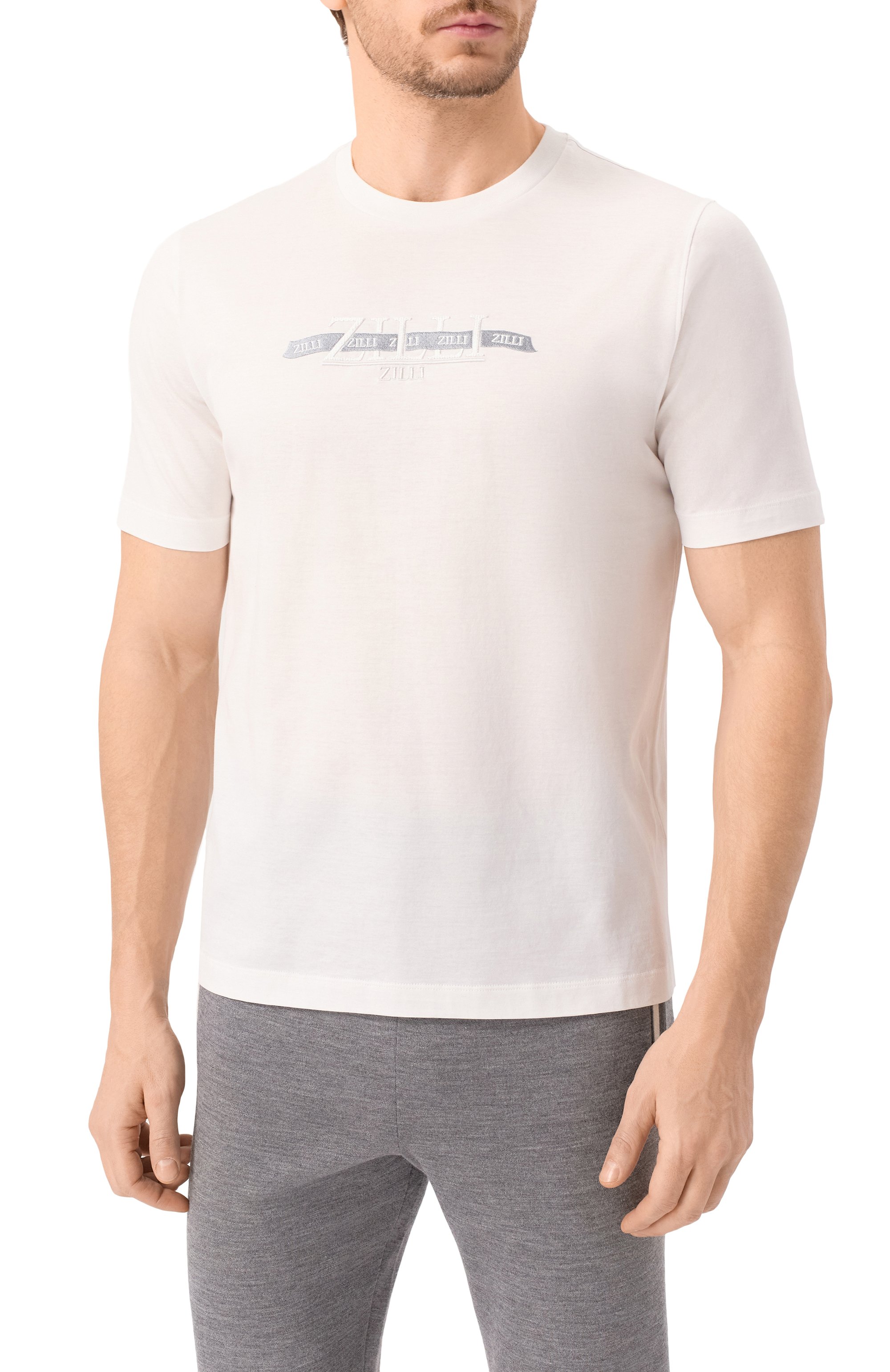 Хлопковая футболка ZILLI, арт. TSR001M0110VLGS00, фото 3