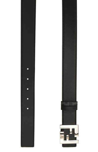 Двусторонний ремень FENDI черного цвета по цене 58050 руб., арт. 7C0424 AGR9, фото 4 Двусторонний ремень FENDI, арт. 7C0424 AGR9, фото 4