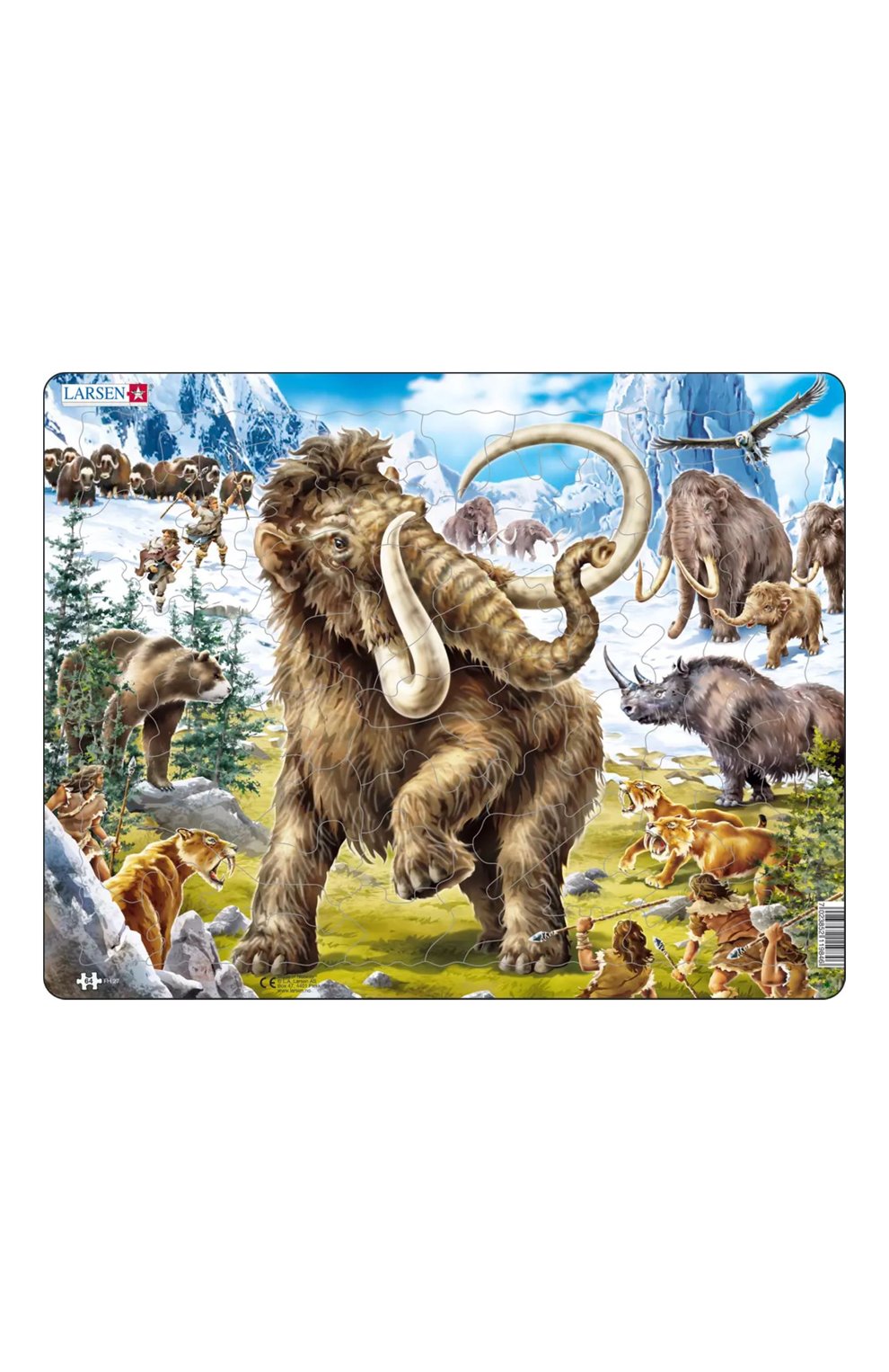 Пазл мамонт LARSEN, арт. FH27, фото 1