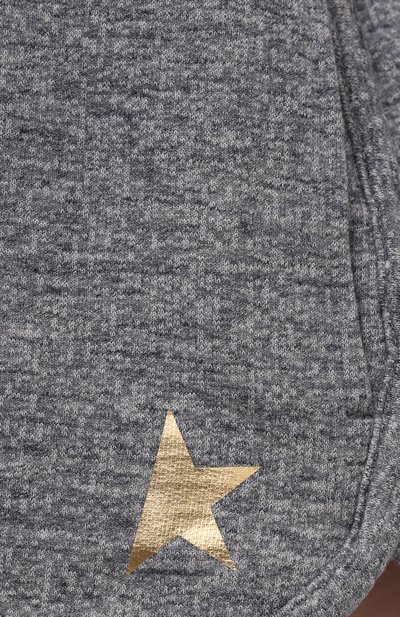 Хлопковые шорты GOLDEN GOOSE DELUXE BRAND серого цвета по цене 18200 руб., арт. GWP00879.P000522, фото 5 Хлопковые шорты GOLDEN GOOSE DELUXE BRAND, арт. GWP00879.P000522, фото 5