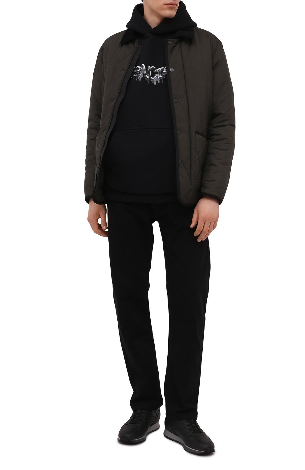 Кожаные кроссовки на шнуровке HOGAN, арт. HXM3210Y850KLA, фото 2