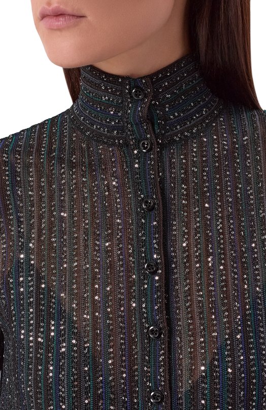 Платье с отделкой пайетками Missoni DS25WG11/BK01CL Разноцветный  DS25WG11/BK01CL Фото 4