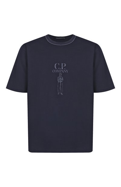 Мужская хлопковая футболка C.P. COMPANY, арт. 20CMTS120A/110580W
