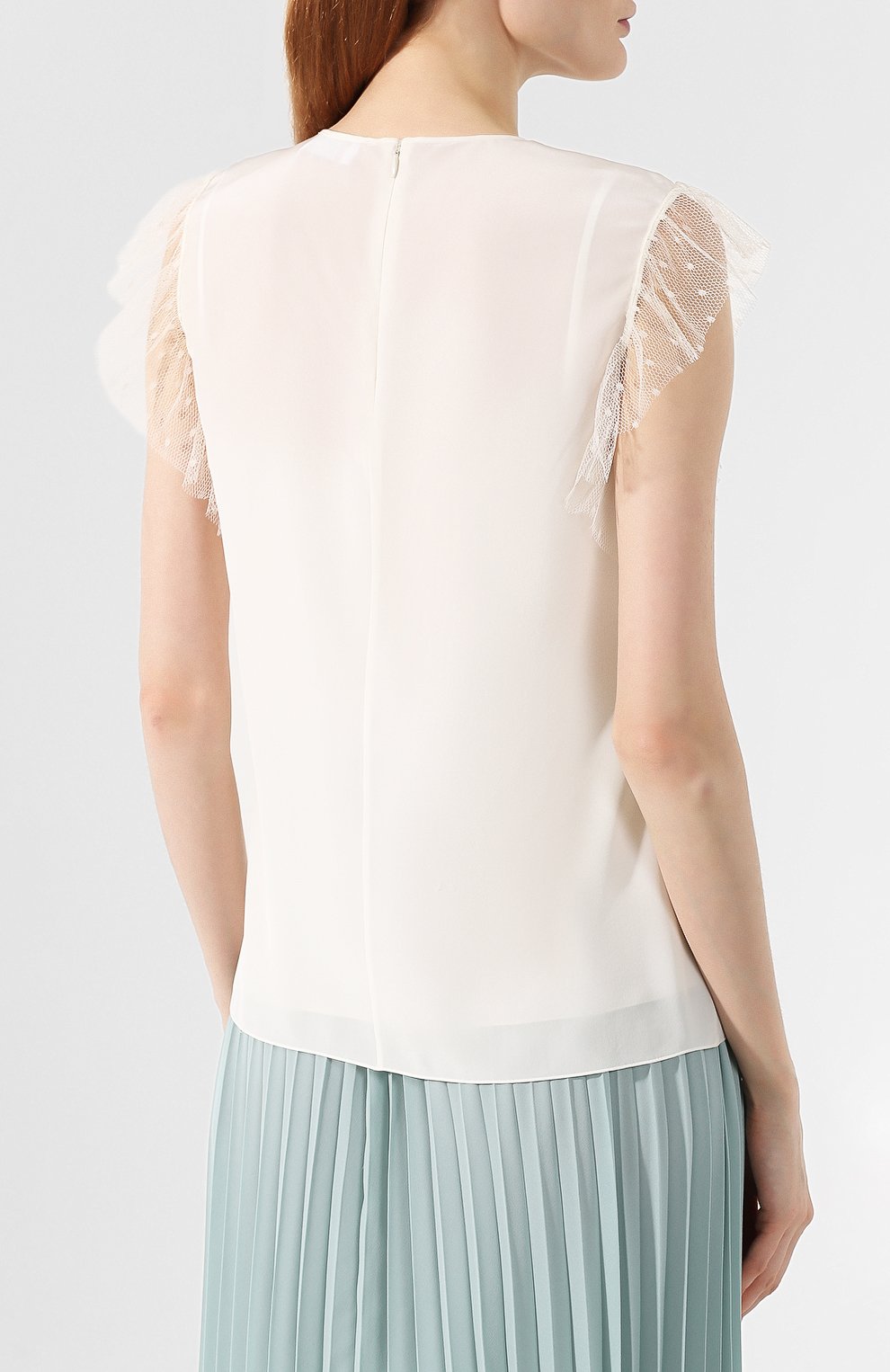Шелковый топ REDVALENTINO, арт. SR3AEB25/323, фото 4