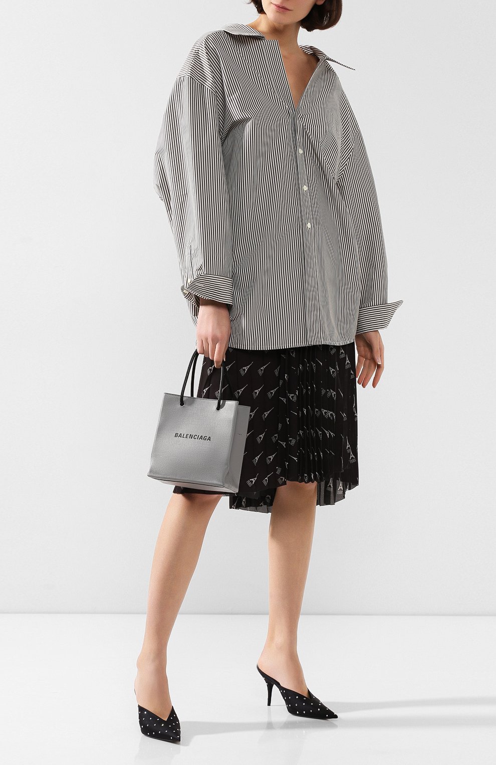 Рубашка в полоску BALENCIAGA, арт. 601836/TFM05, фото 2